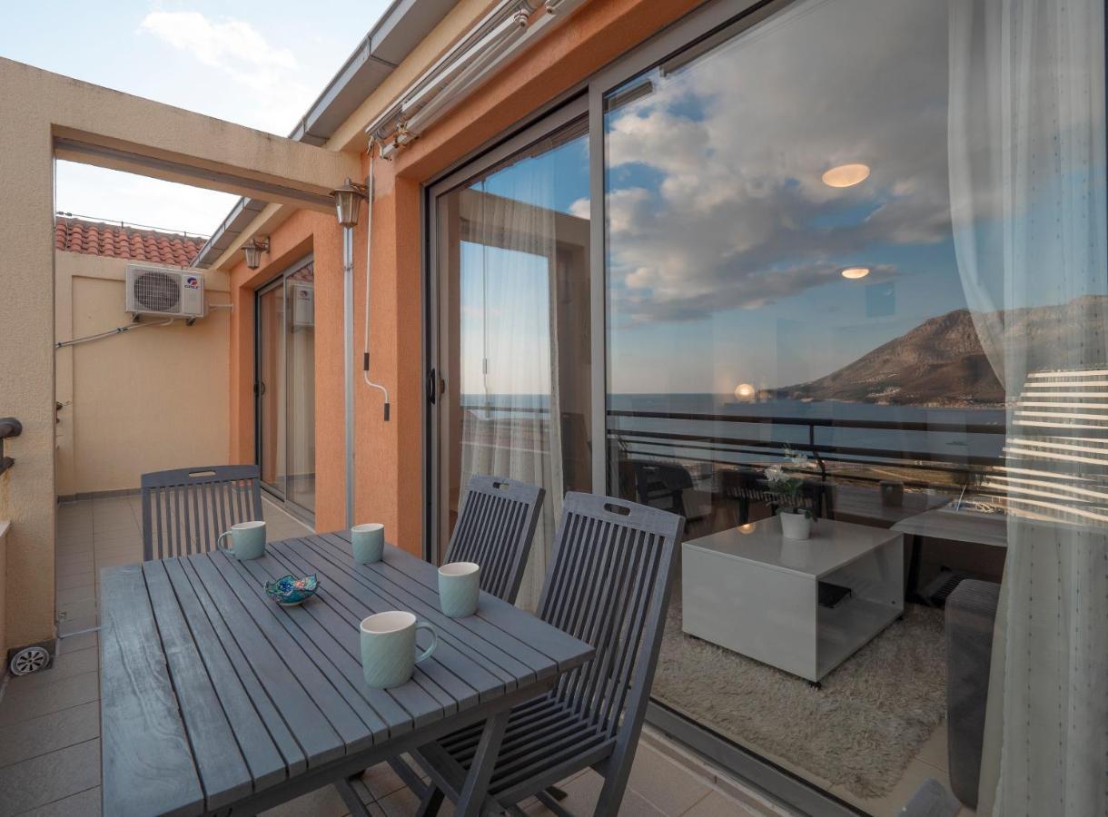 Sea View Two Bedroom Family Apartment With Pool - Sunset Ivanovici Bečići Exterior foto